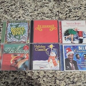 Lot Of 6 Mixed‎ Genre Christmas CDs